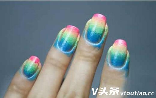 DIY彩虹色豹纹美甲教程 打造炫酷个性指尖